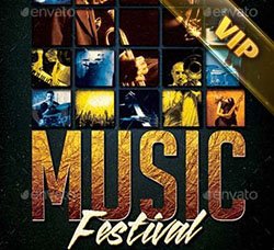 音乐盛典海报：Music Festival Flyer